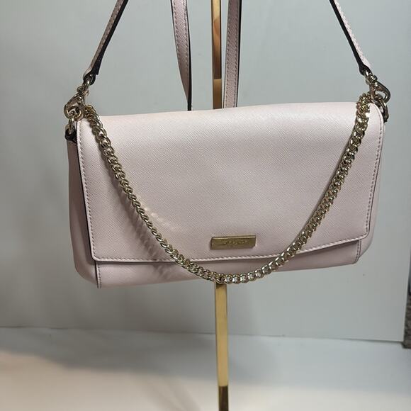 Kate spade light pink Lydia crossbody bag with gold chain - Picture 1 of 9